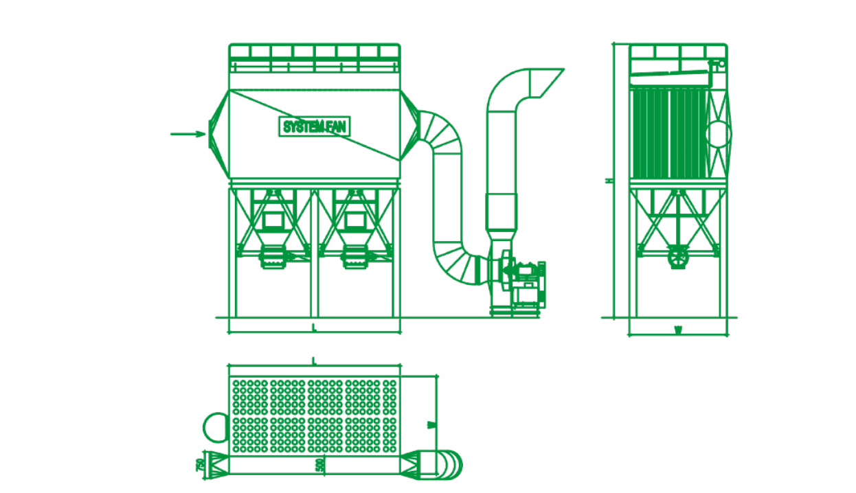 Hệ thống hút lọc bụi Bag Filter