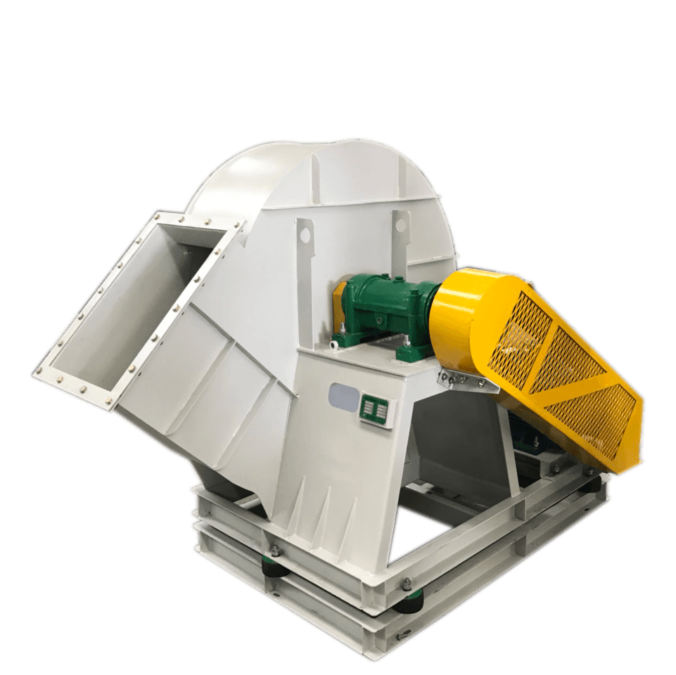 ECC-4-NoD: Quạt ly tâm hút bụi cánh vát truyền động gián tiếp