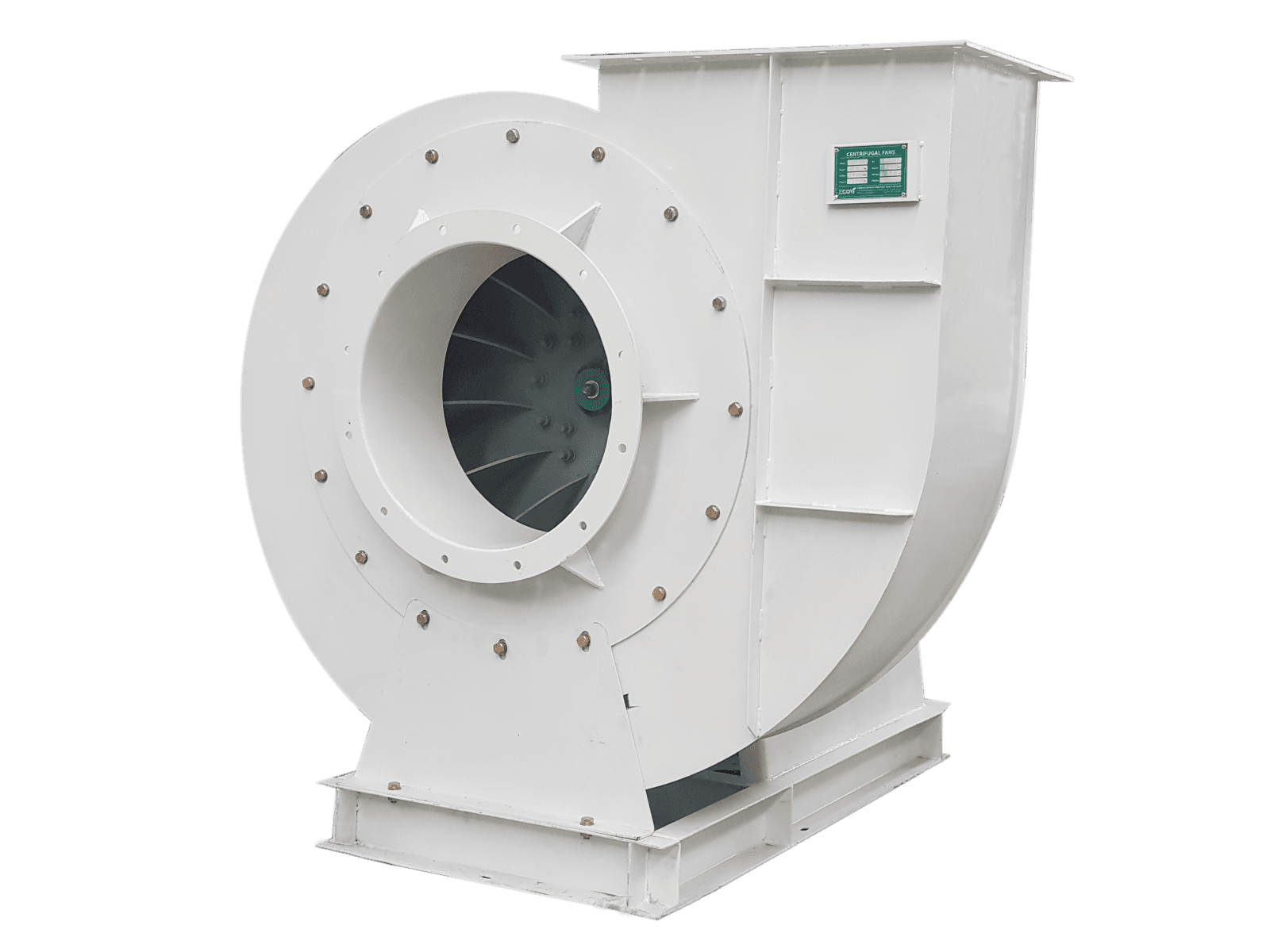 ECC-3-NoD: Quạt ly tâm hút khí, bụi truyền động trực